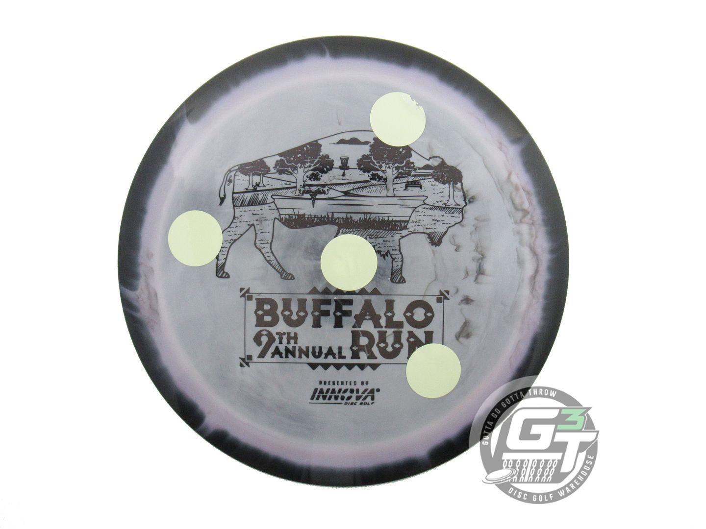 USED Innova Halo Star Destroyer 174g Black-Gray Distance Driver Golf Disc