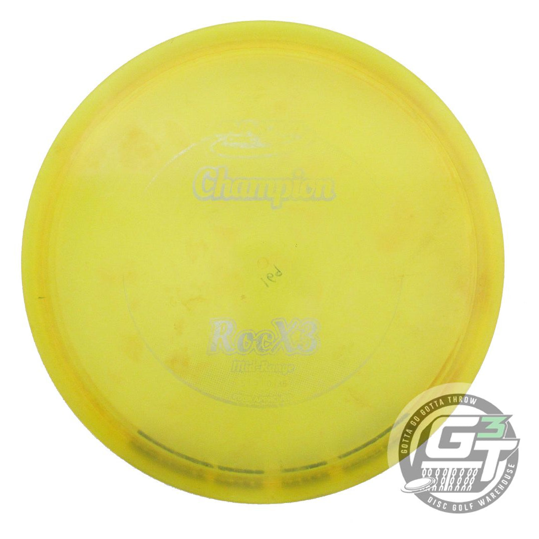 USED Innova Champion RocX3 169g Marigold Silver Foil Midrange Golf Disc