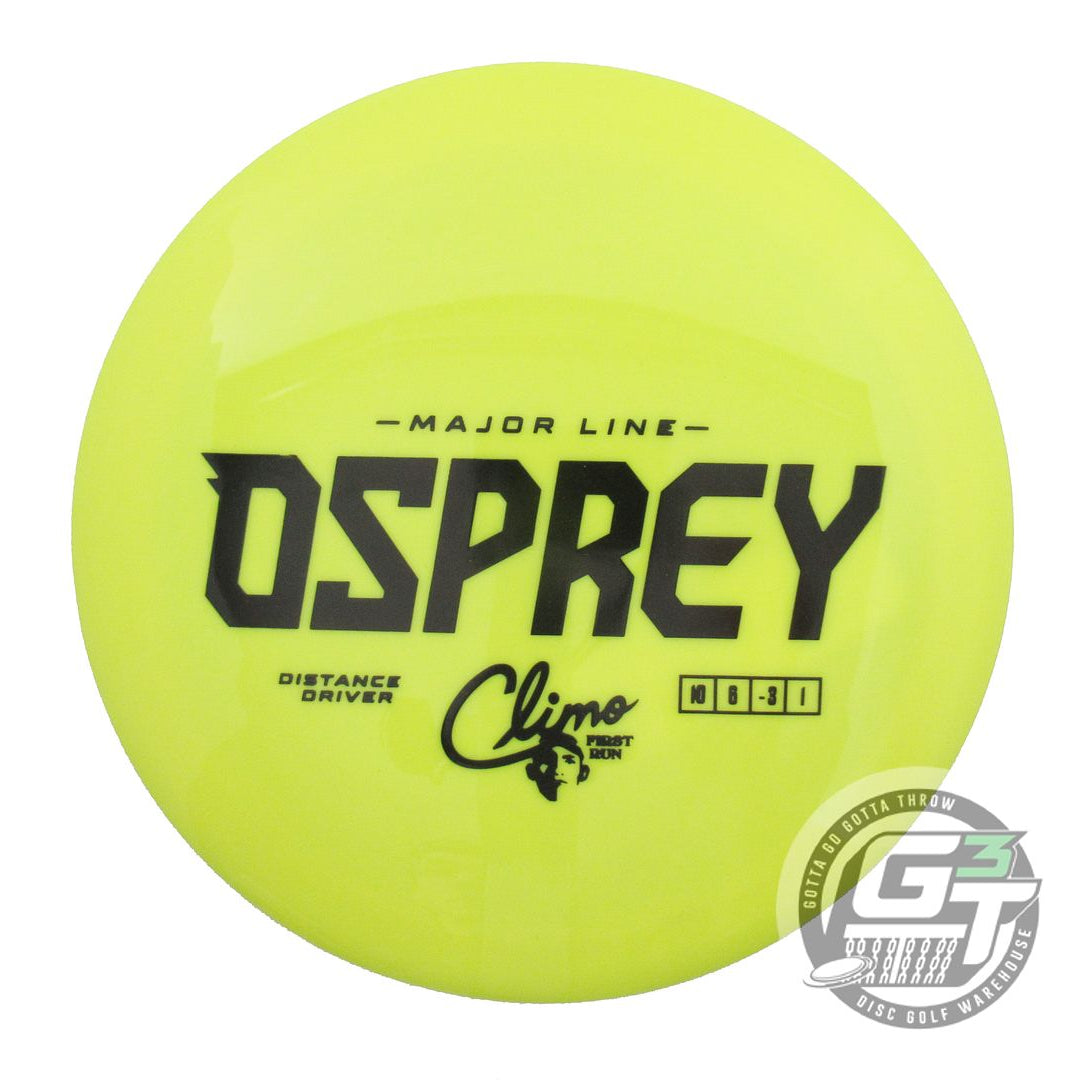 Climo First Run Major Line Osprey Distance Driver Golf Disc (Individually Listed)