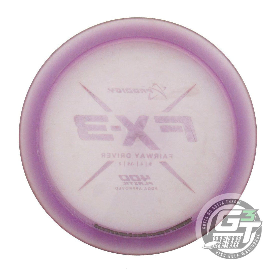 USED Prodigy Discs 400 FX3 175g Lilac Red Prism Foil Fairway Driver Golf Disc