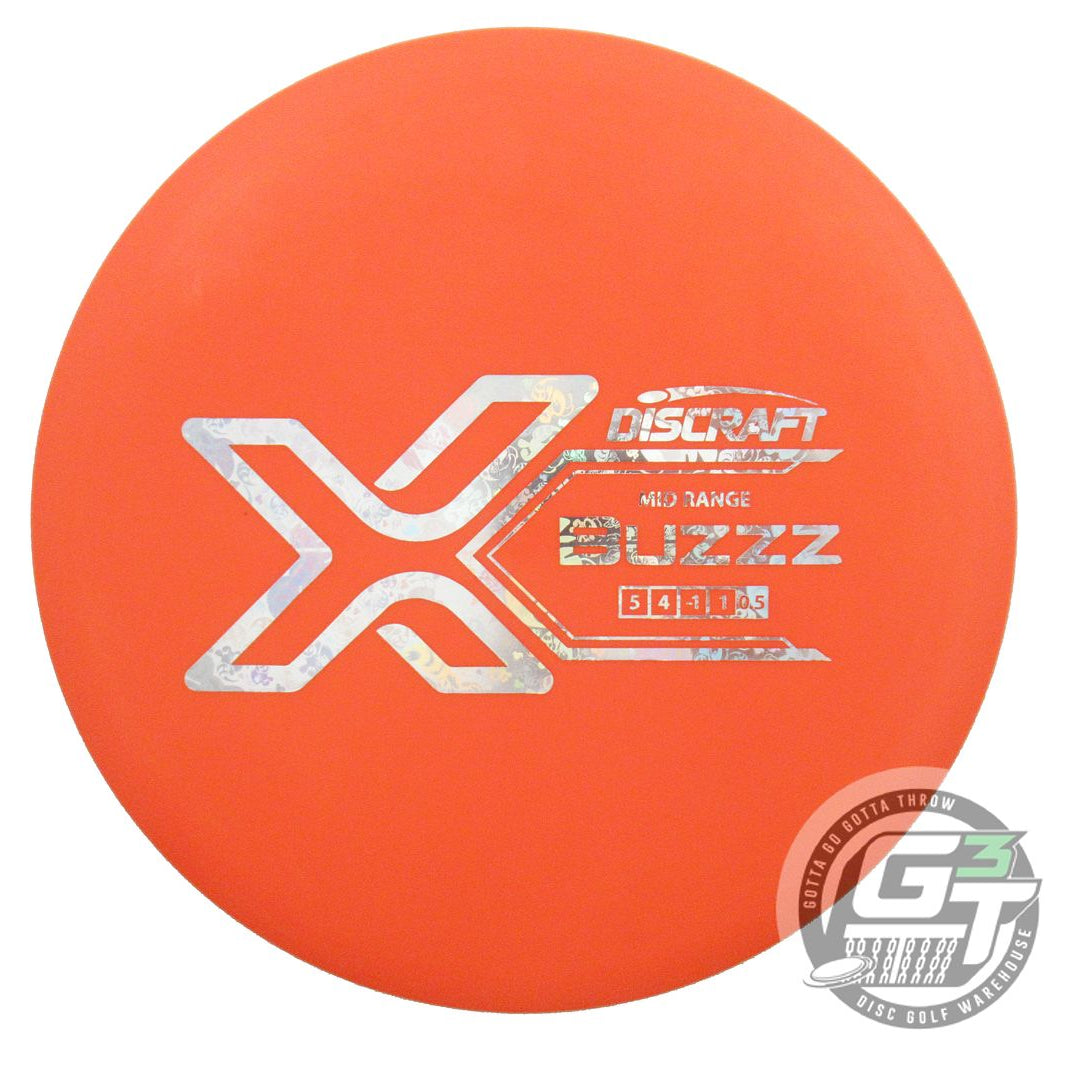 NOS Discraft X Buzzz 181g Orange Holo Bee Foil Midrange Golf Disc