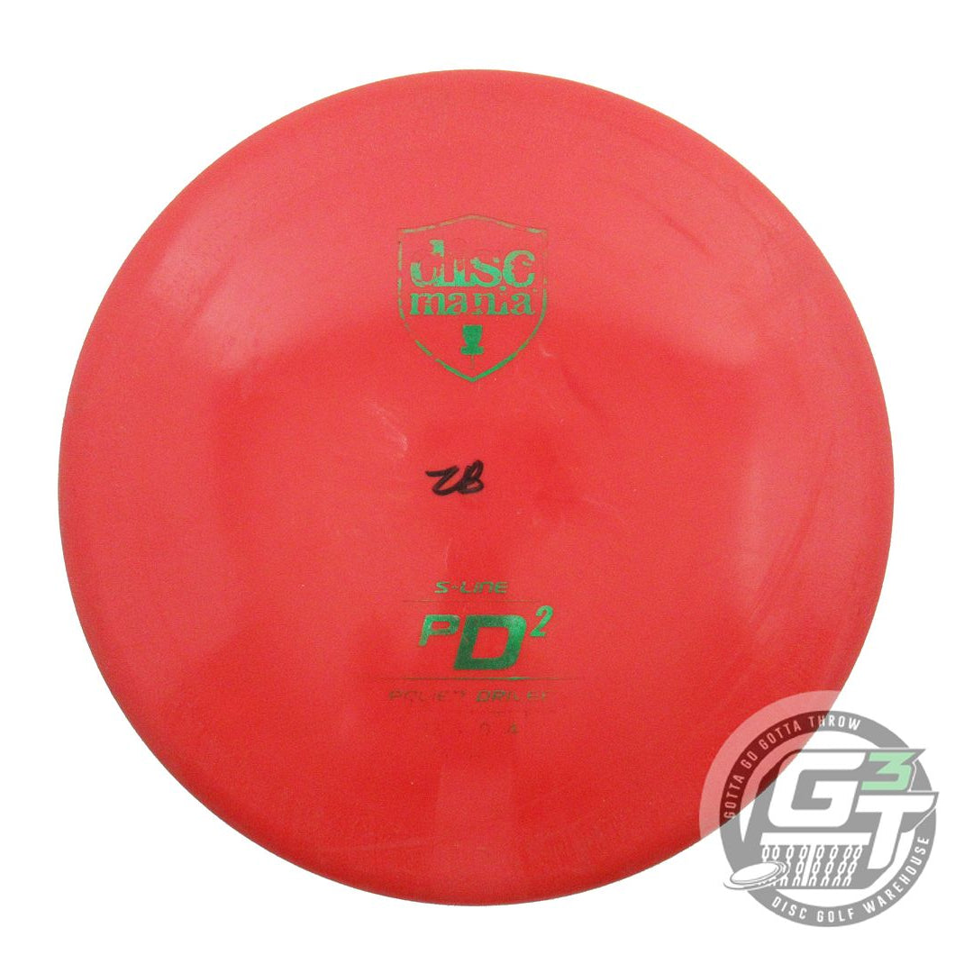 USED DiscMania S-Line PD2 176g Red Green Foil Distance Driver Golf Disc