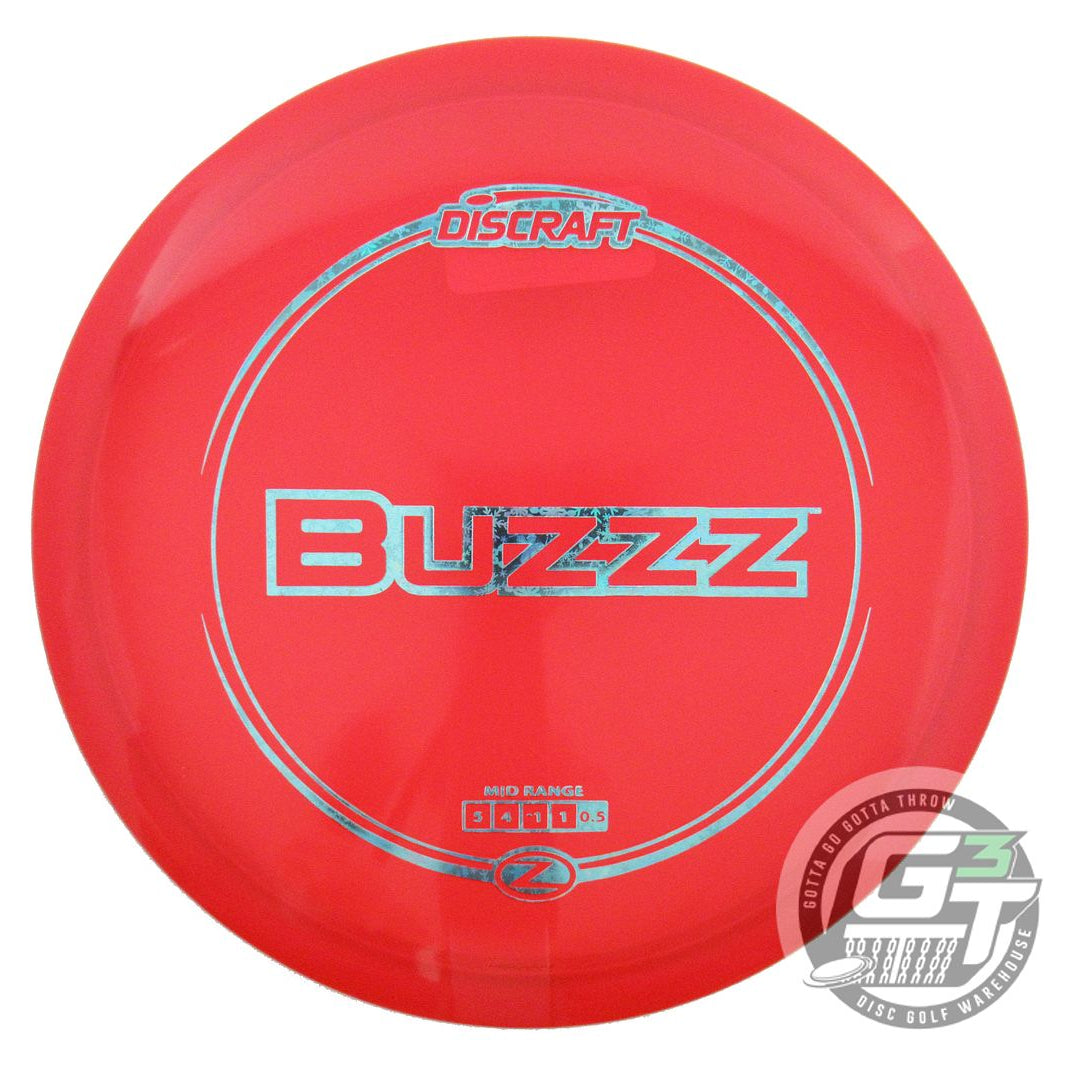 NOS Discraft Z Buzzz 176g Red Snowflake Foil Midrange Golf Disc
