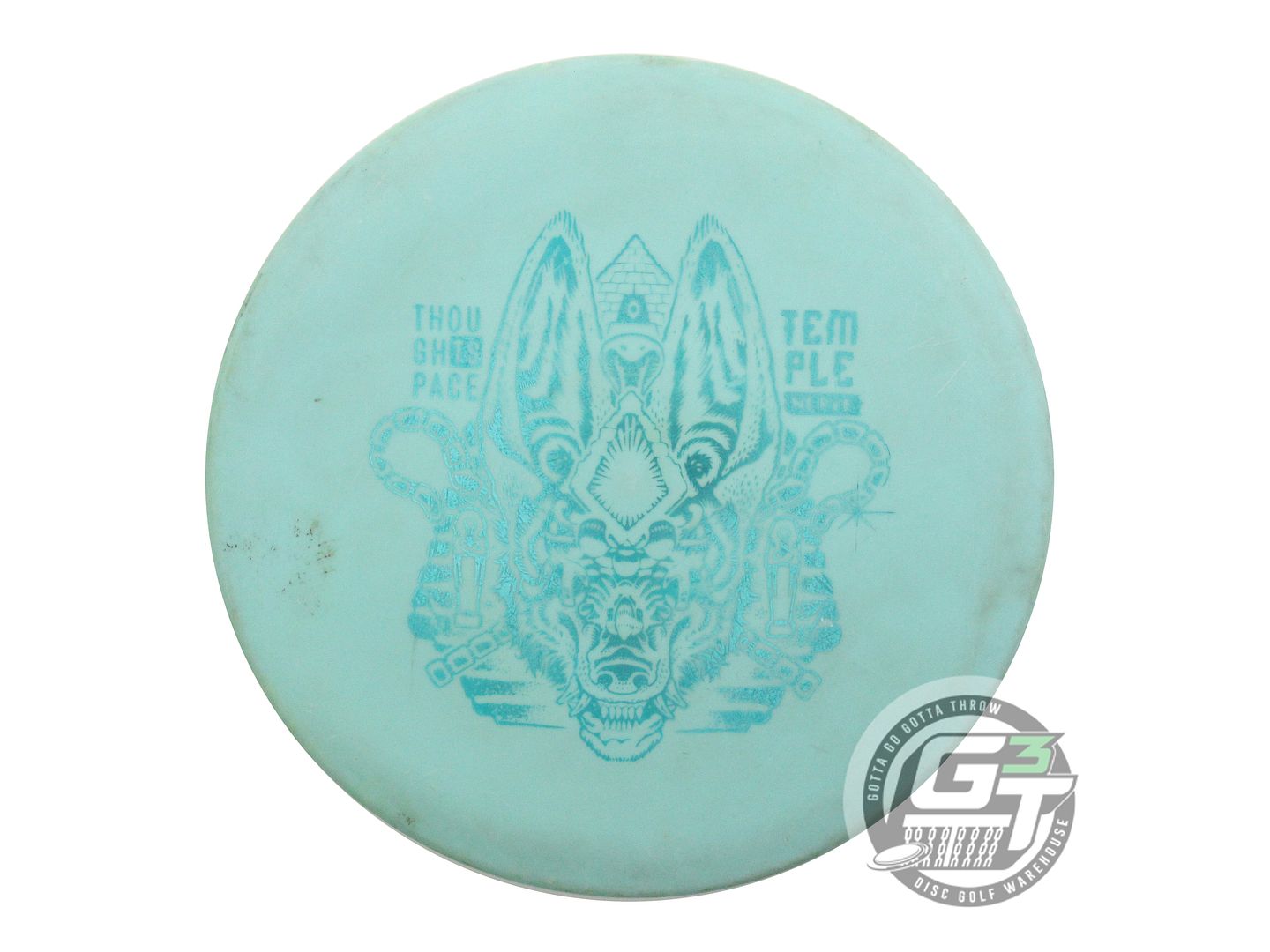USED Thought Space Nerve Temple 174g Seafoam Blue Foil Midrange Golf Disc
