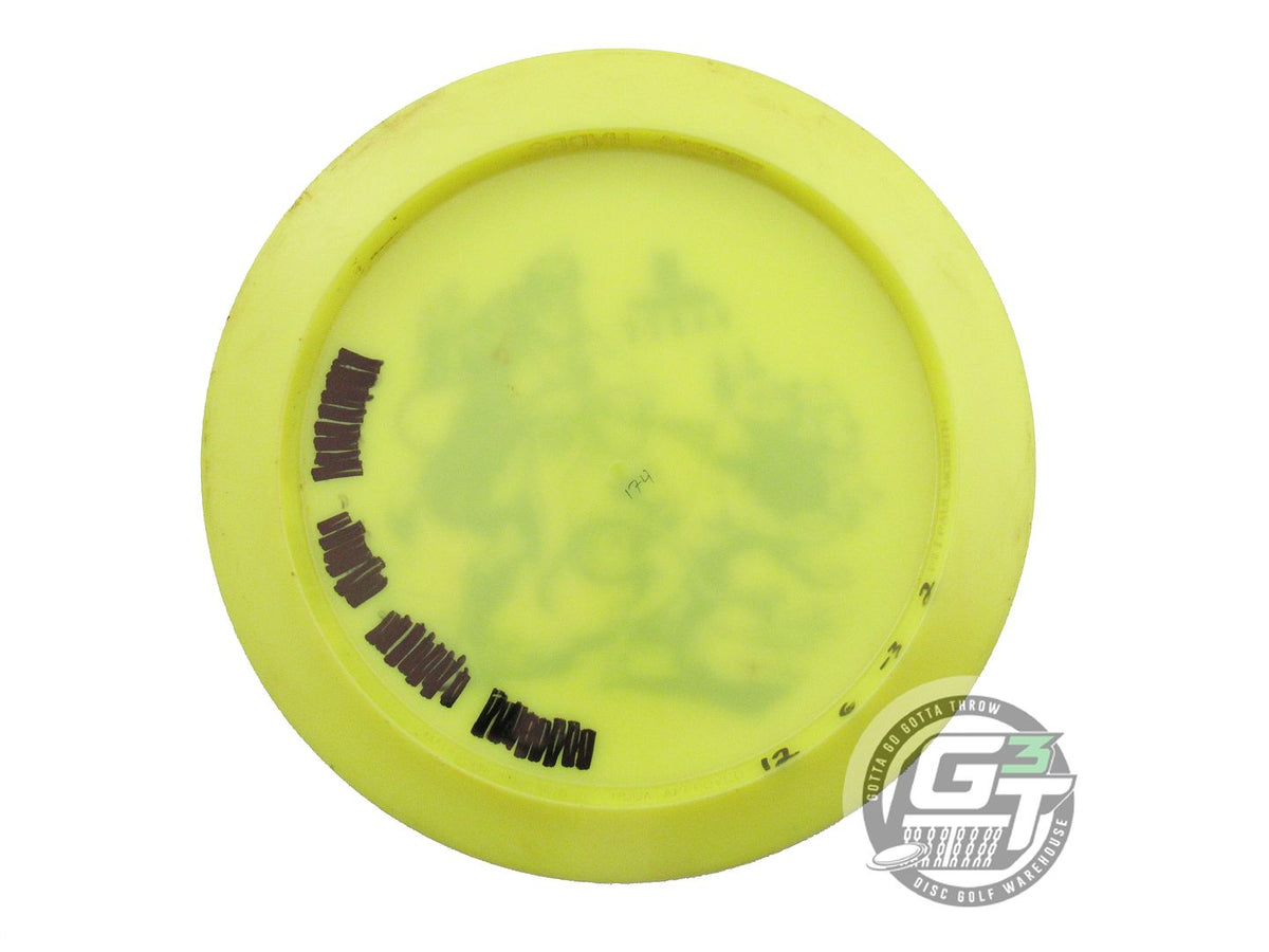 USED Discraft Big Z Hades 174g Yellow Black Stamp Driver Golf Disc
