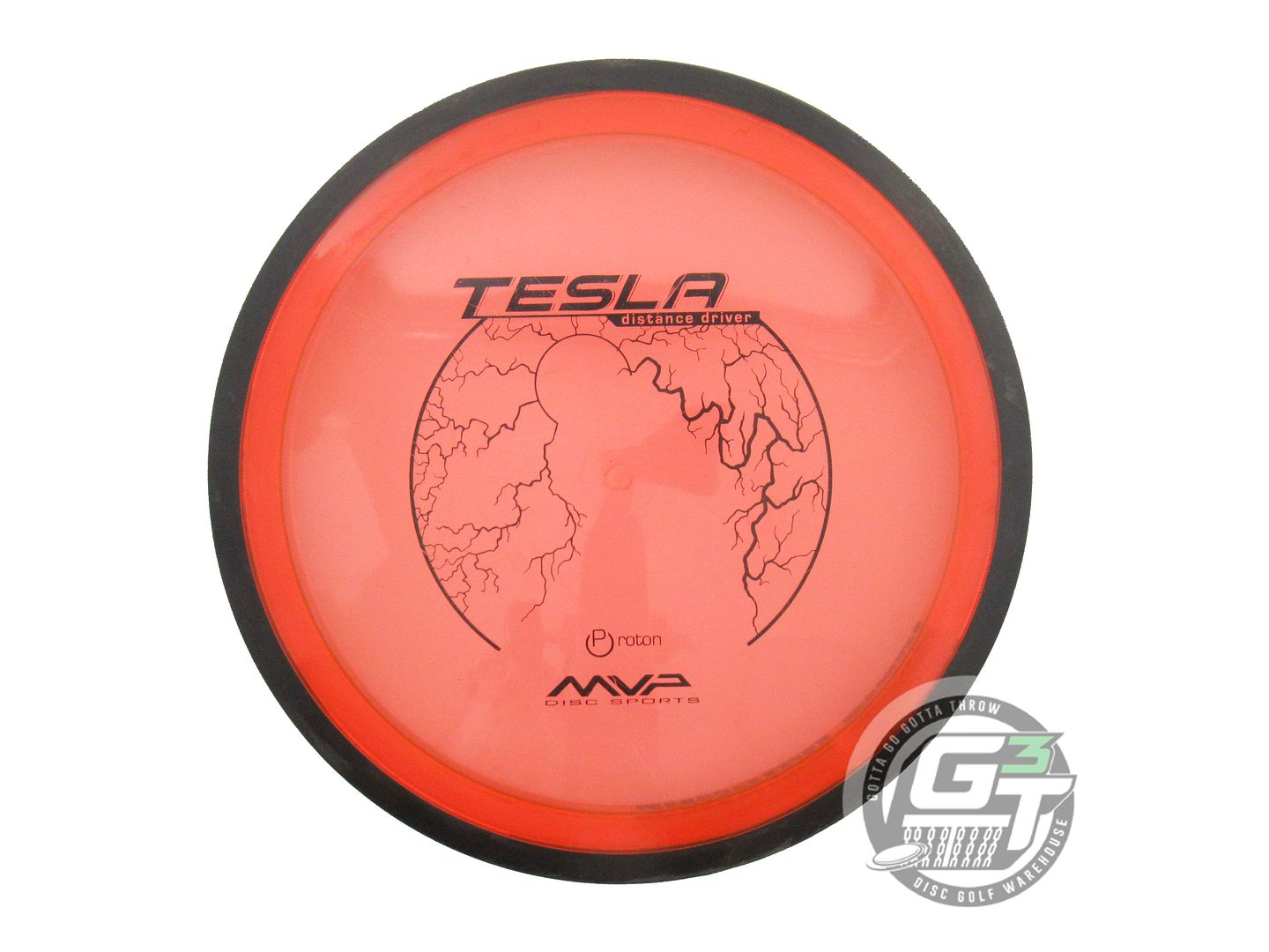 USED MVP Disc Sports Proton Tesla 172g Orange Distance Driver Golf Disc