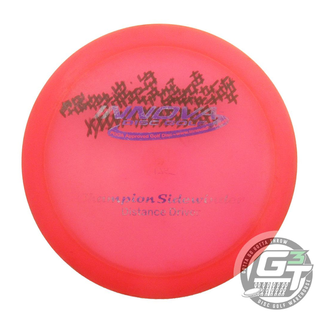 USED Innova Champion Sidewinder 175g Hot Pink Purple Foil PFN Driver Golf Disc