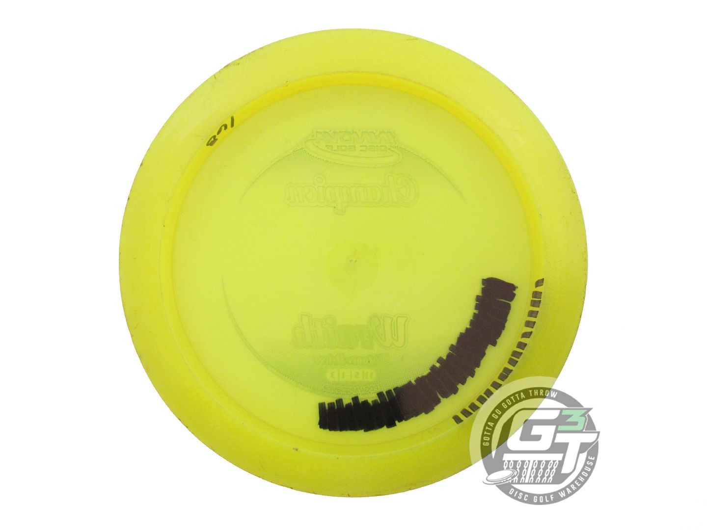 USED Innova Champion Wraith 168g Yellow Blue Foil Distance Driver Golf Disc