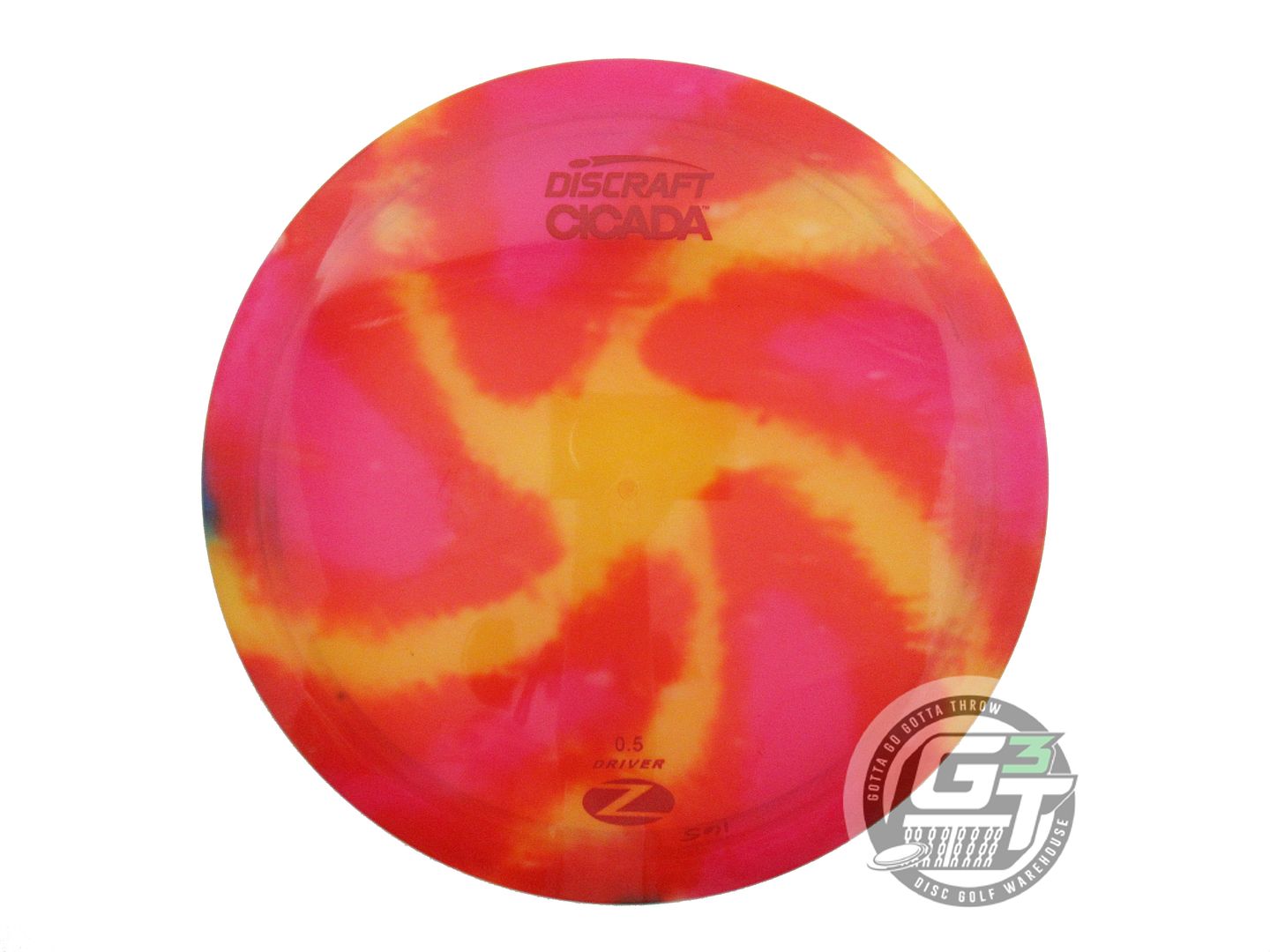 USED Discraft FlyDye Z Cicada 165g Pinwheel Fairway Driver Golf Disc