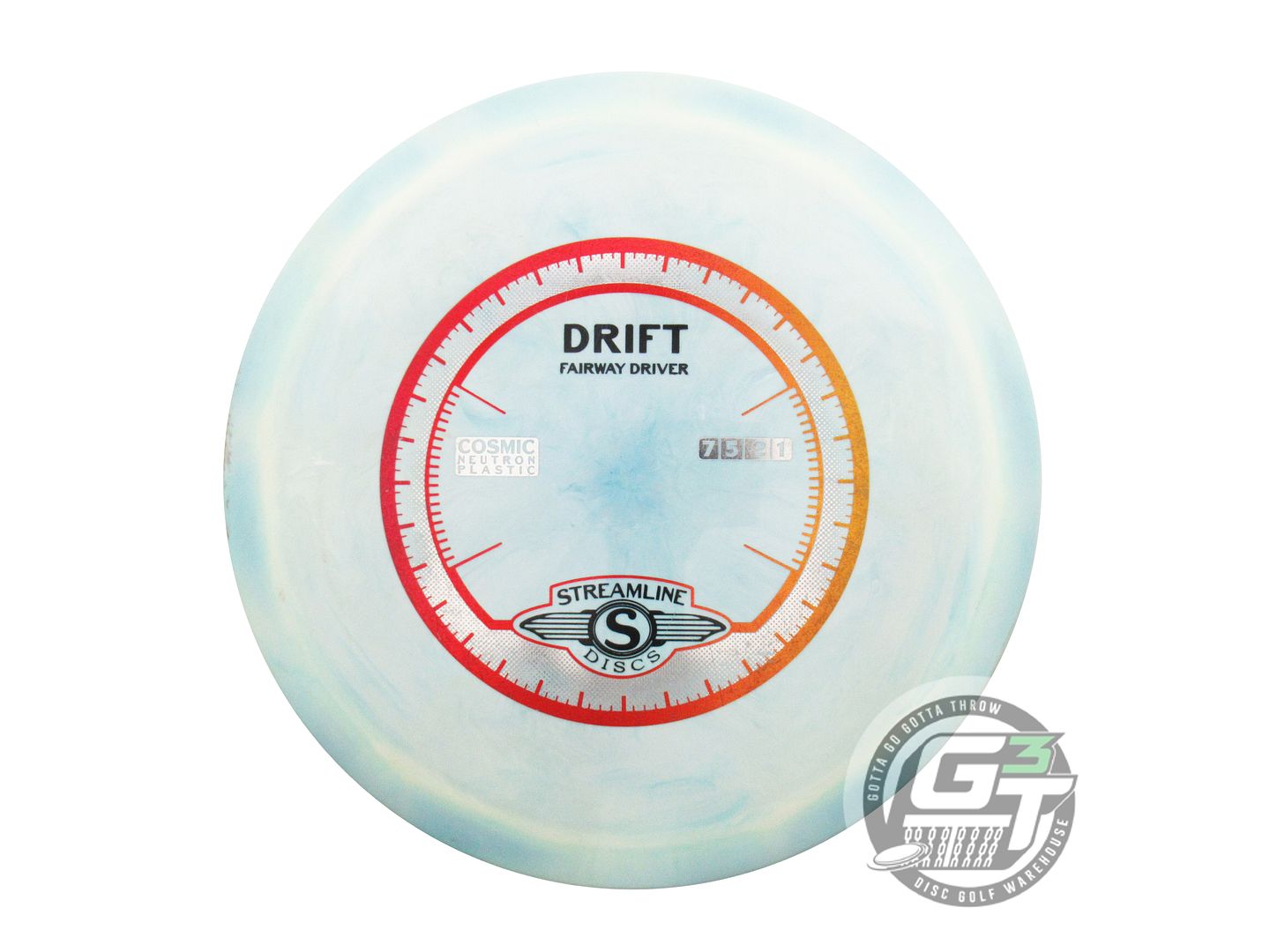 USED Streamline Discs Cosmic Neutron Drift 166g Teal-Cream Distance Driver Disc