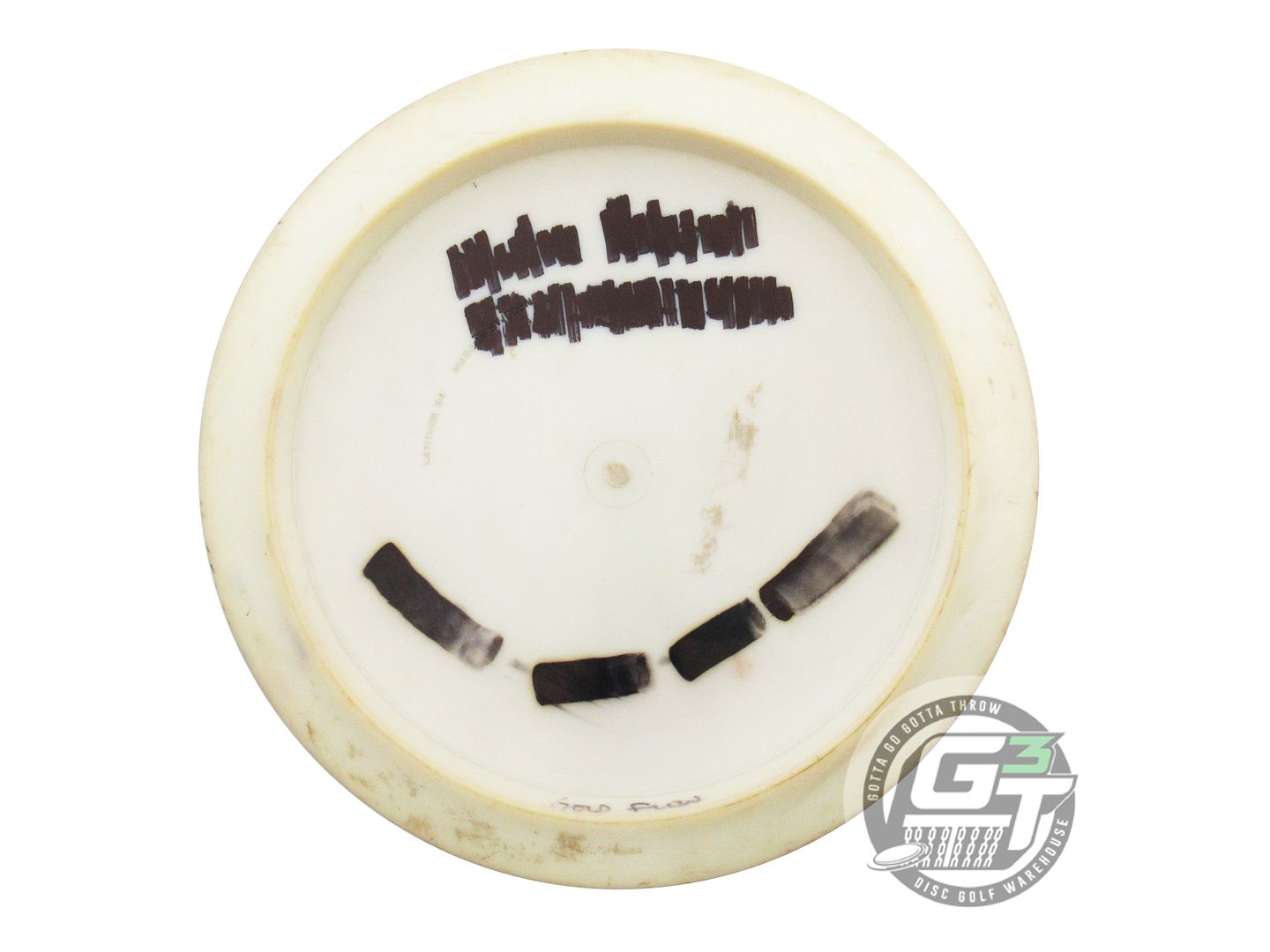 USED Latitude 64 Gold Flow 169g White BLANK Distance Driver Golf Disc