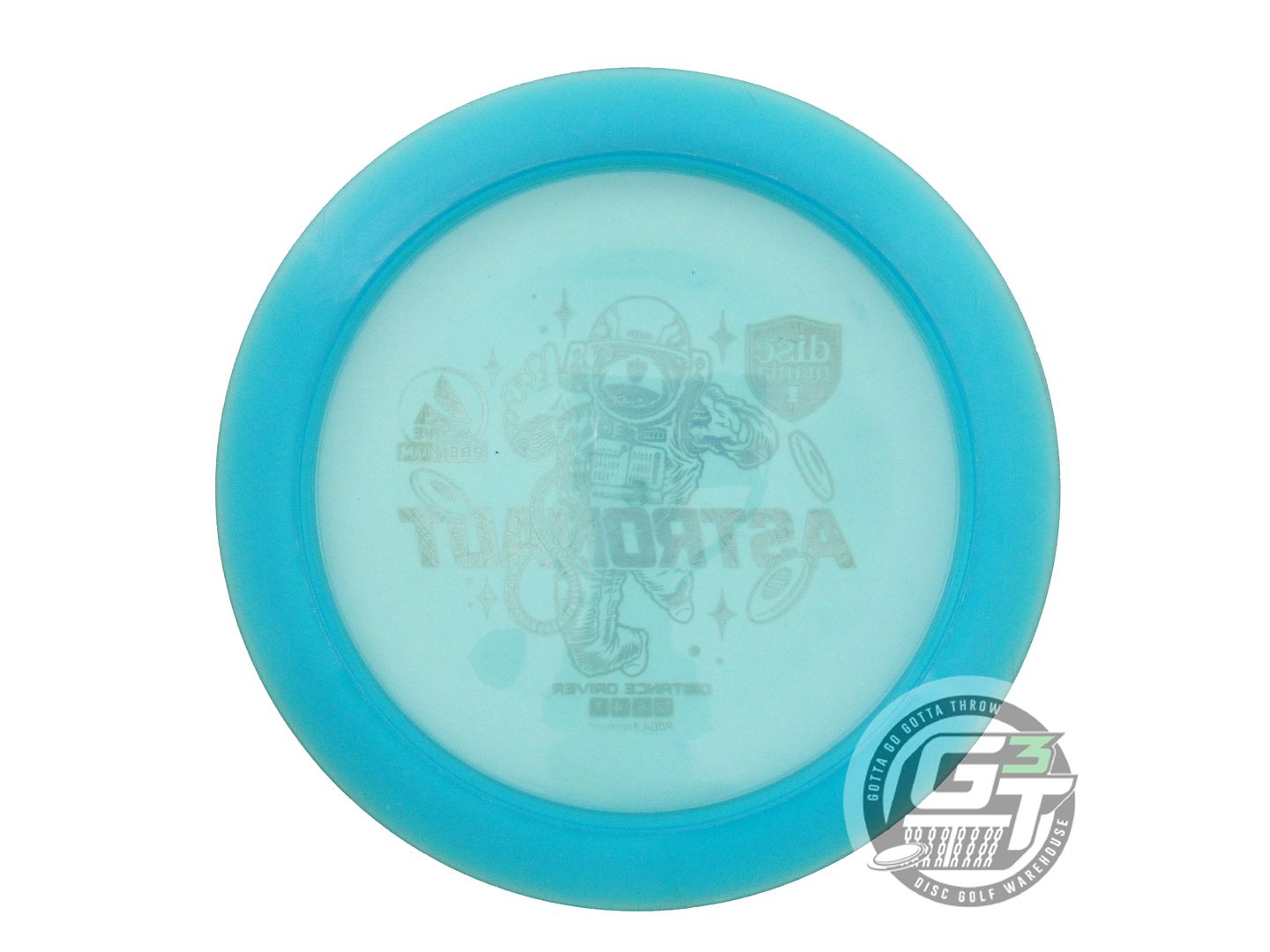USED DiscMania Active Premium Astronaut 172g Teal Gold Foil Fairway Driver Disc