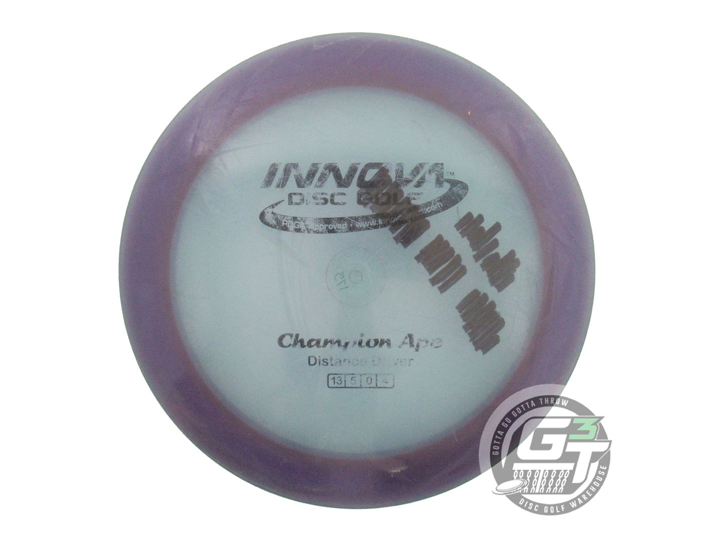 USED Innova Champion Ape 175g Purple Black Stamp Distance Driver Golf Disc