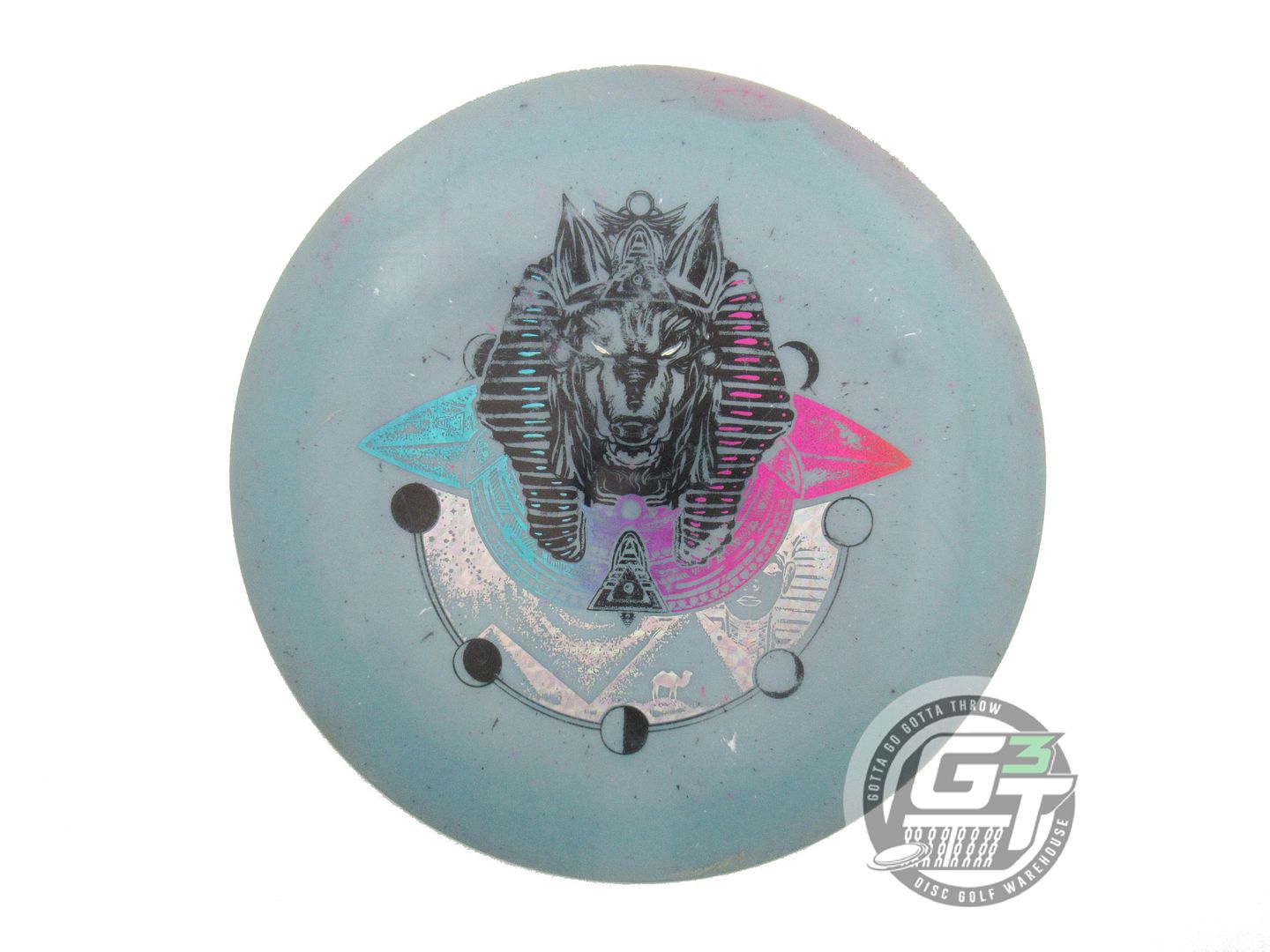 USED Infinite Splatter S-Blend Pharaoh 175g Blue Driver Golf Disc