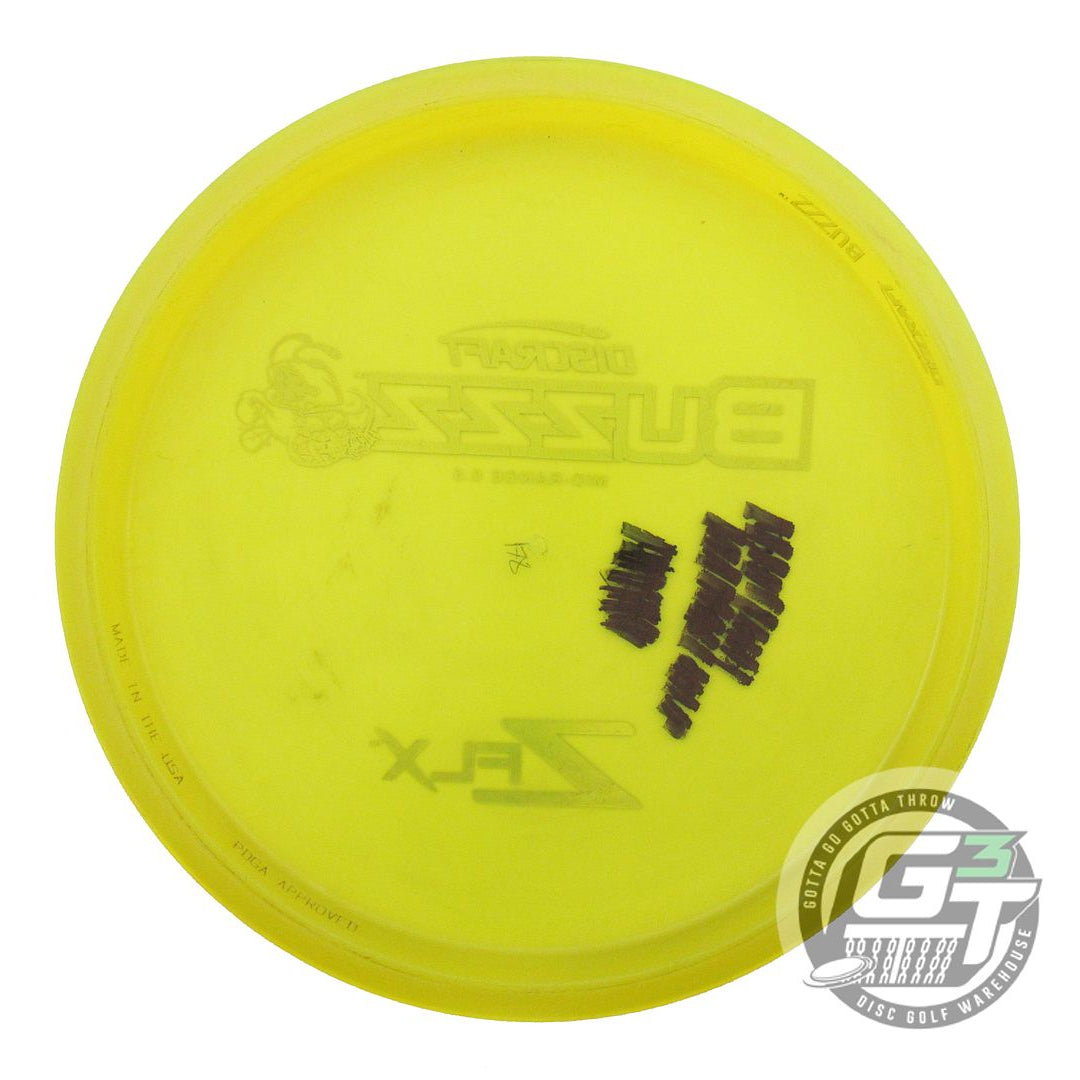 USED Discraft Z FLX Buzzz 177g Yellow Copper Foil Midrange Golf Disc