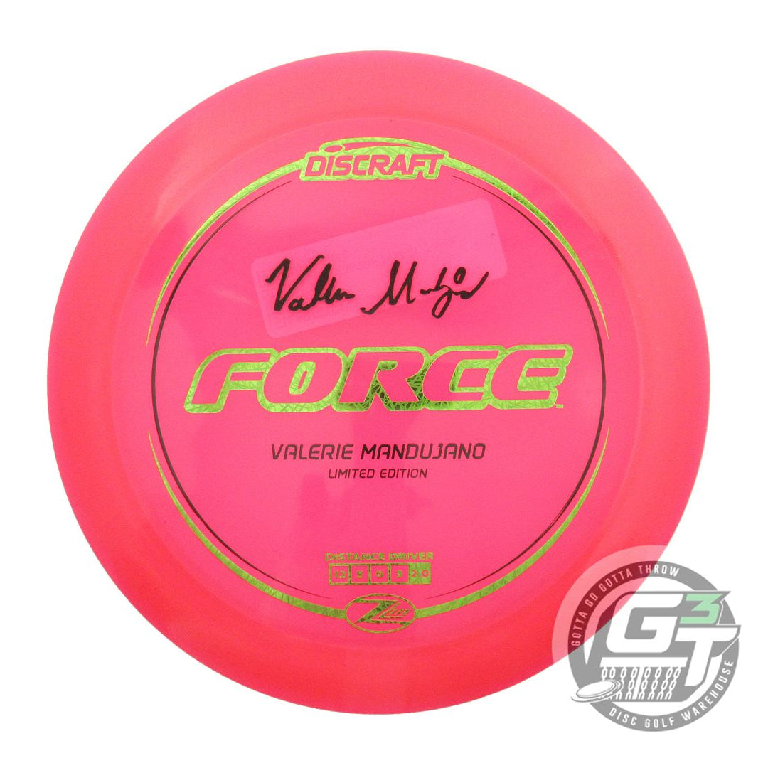 Discraft Limited Edition 2024 Elite Team Valerie Mandujano Z Lite Force Distance Driver Golf Disc (Individually Listed)