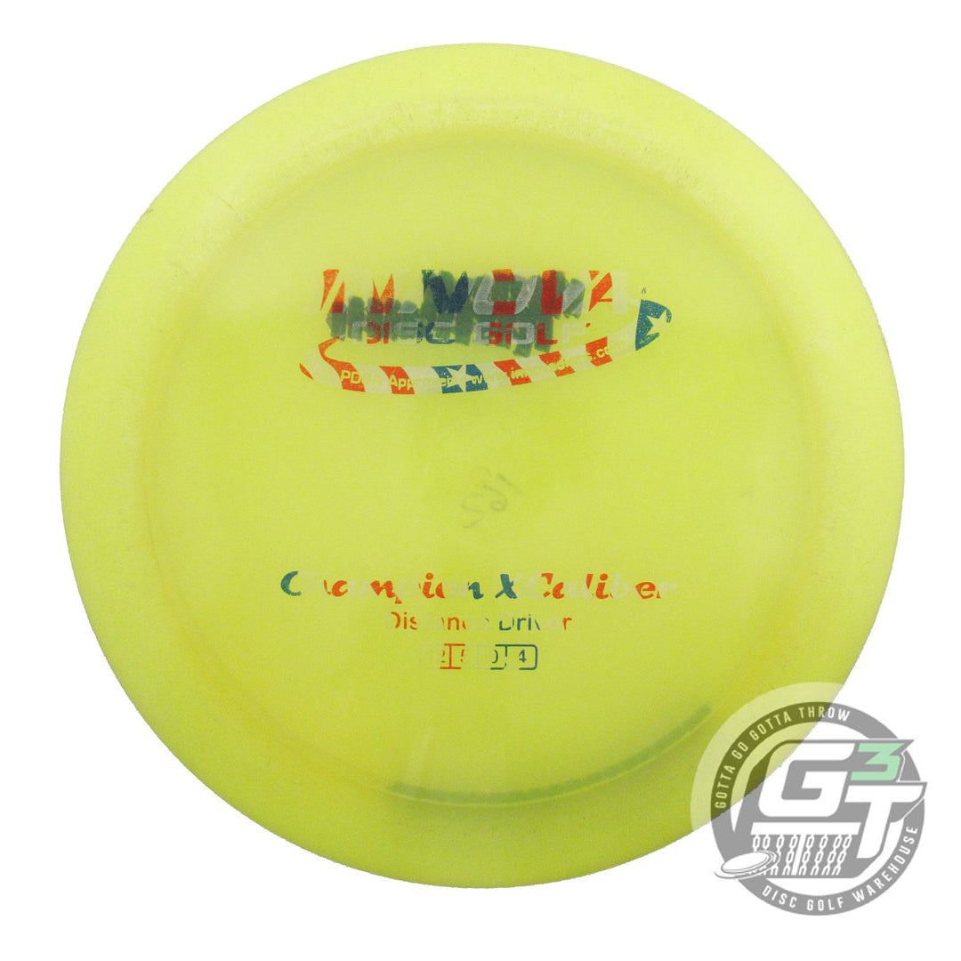 USED Innova Champion Xcaliber 162g Yellow Flag Foil Distance Driver Golf Disc