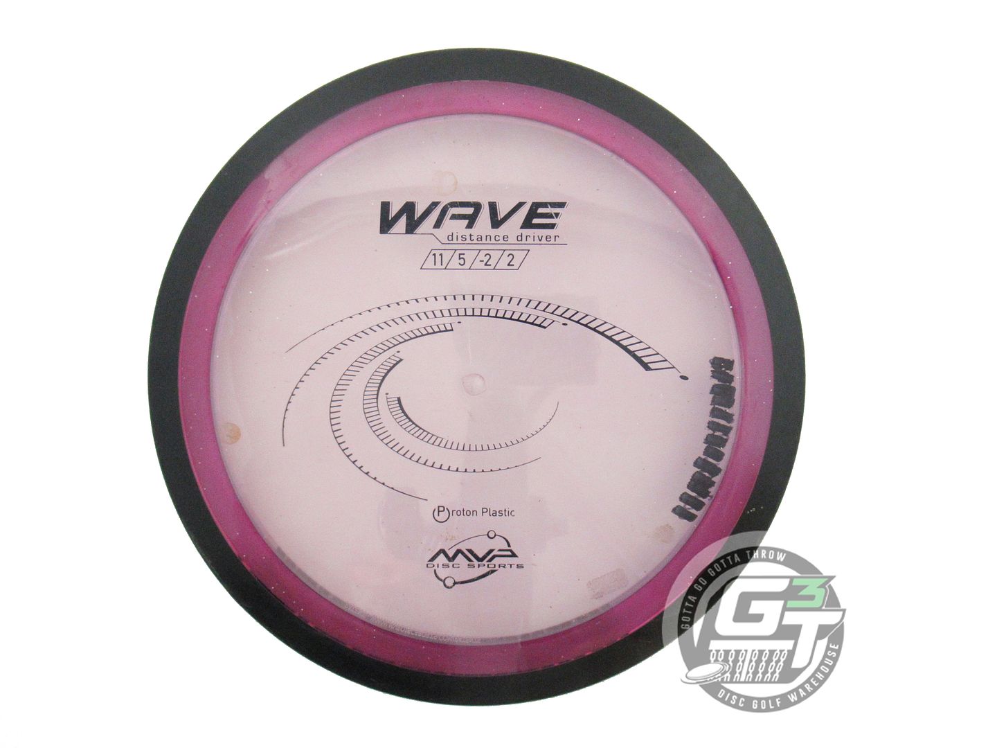 USED MVP Disc Sports Proton Wave 166g Lilac Distance Driver Golf Disc