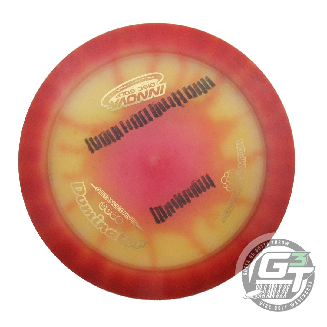 USED Innova I-DYE Blizzard Dominator 172g Red Burst Distance Driver Golf Disc