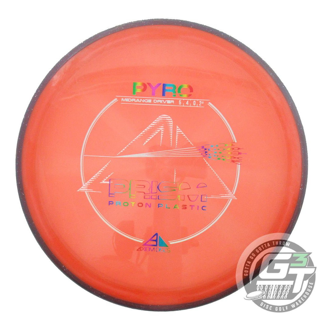 USED Axiom Discs Prism Proton Pyro 177g Orange Purple Rim Midrange Golf Disc