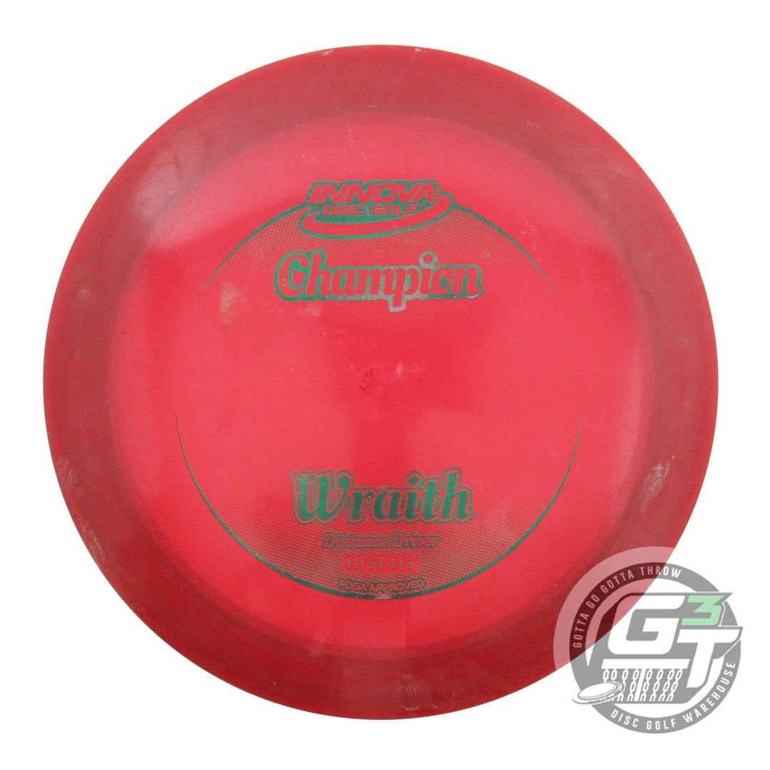 USED Innova Champion Wraith 172g Red Green Foil Distance Driver Golf Disc
