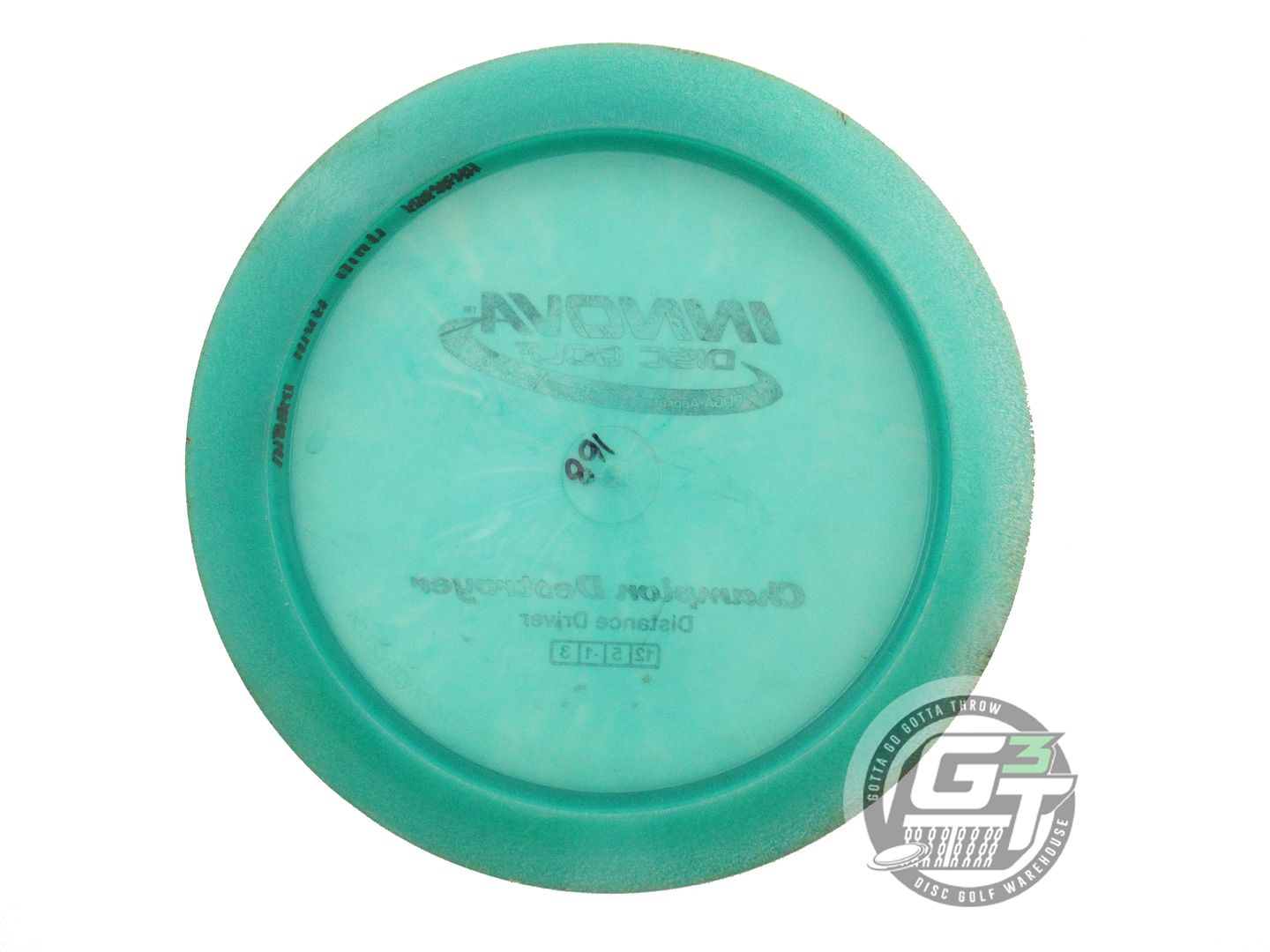 USED Innova Champion Destroyer 168g Green Black Stamp Distance Driver Golf Disc