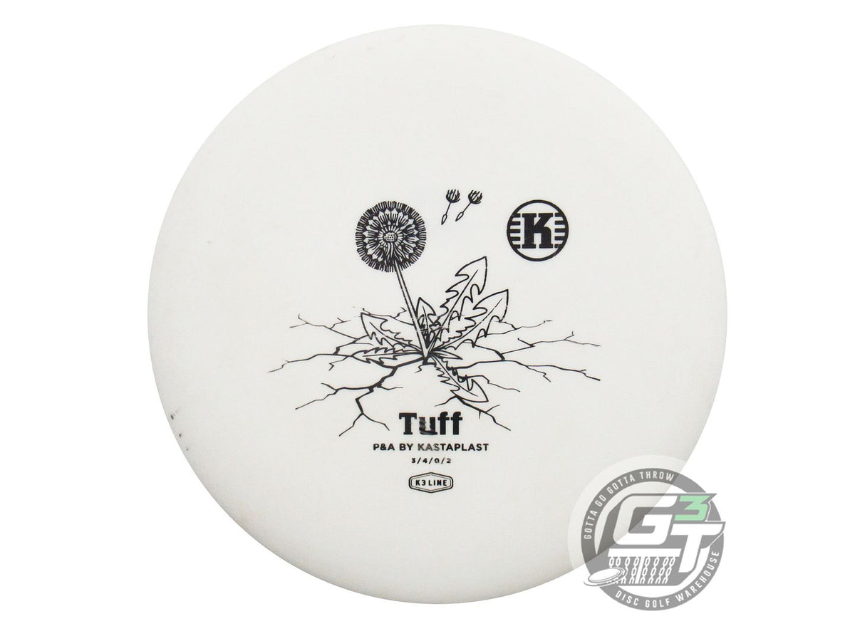 USED Kastaplast K3 Tuff 174g White Black Stamp Putter Golf Disc