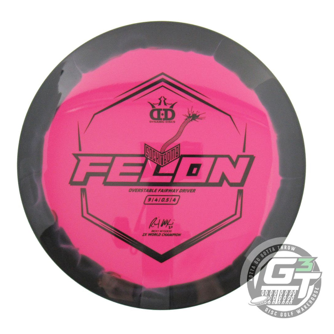 Dynamic Discs Limited Edition Ricky Wysocki Ignite Stamp V1 Supreme Orbit Sockibomb Felon Fairway Driver Golf Disc (Individually Listed)