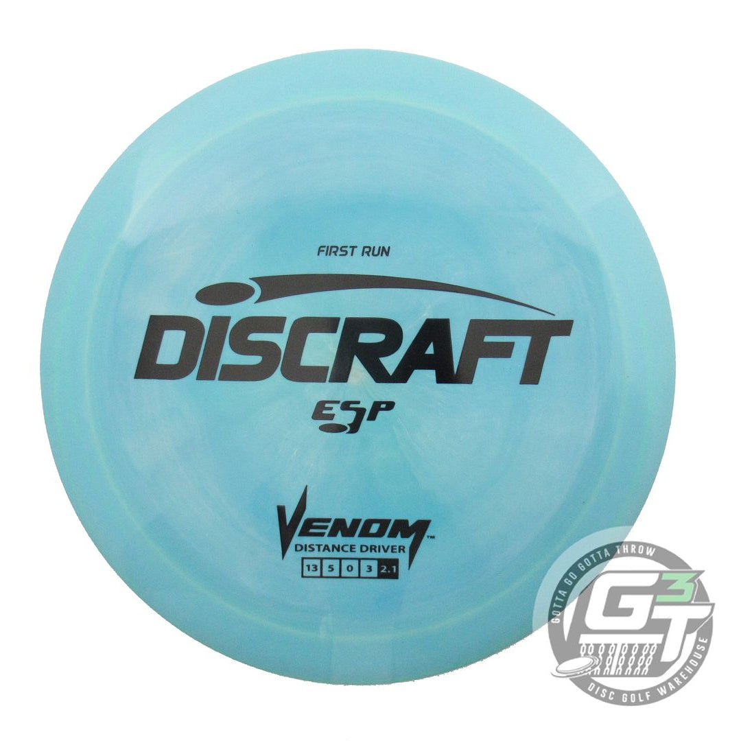 NOS Discraft FIRST RUN ESP Venom 172g Seafoam-Teal Distance Driver Golf Disc