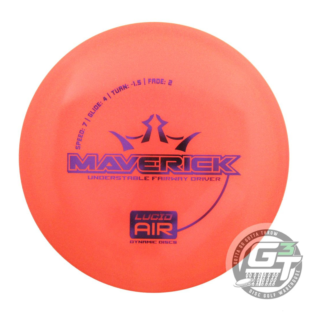 Dynamic Discs Lucid AIR Maverick Fairway Driver Golf Disc (Individually Listed)