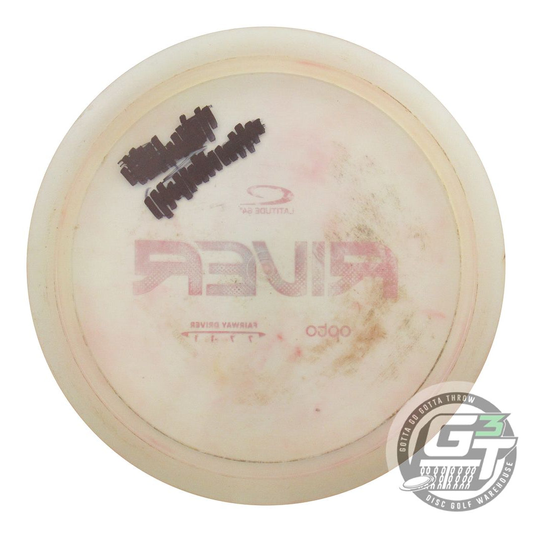 USED Latitude 64 Opto River 173g Ice Peach Red Foil Fairway Driver Golf Disc