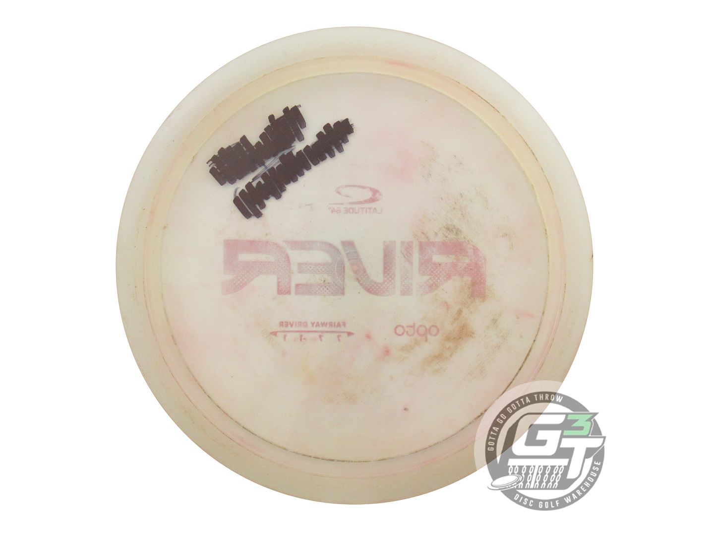 USED Latitude 64 Opto River 173g Ice Peach Red Foil Fairway Driver Golf Disc