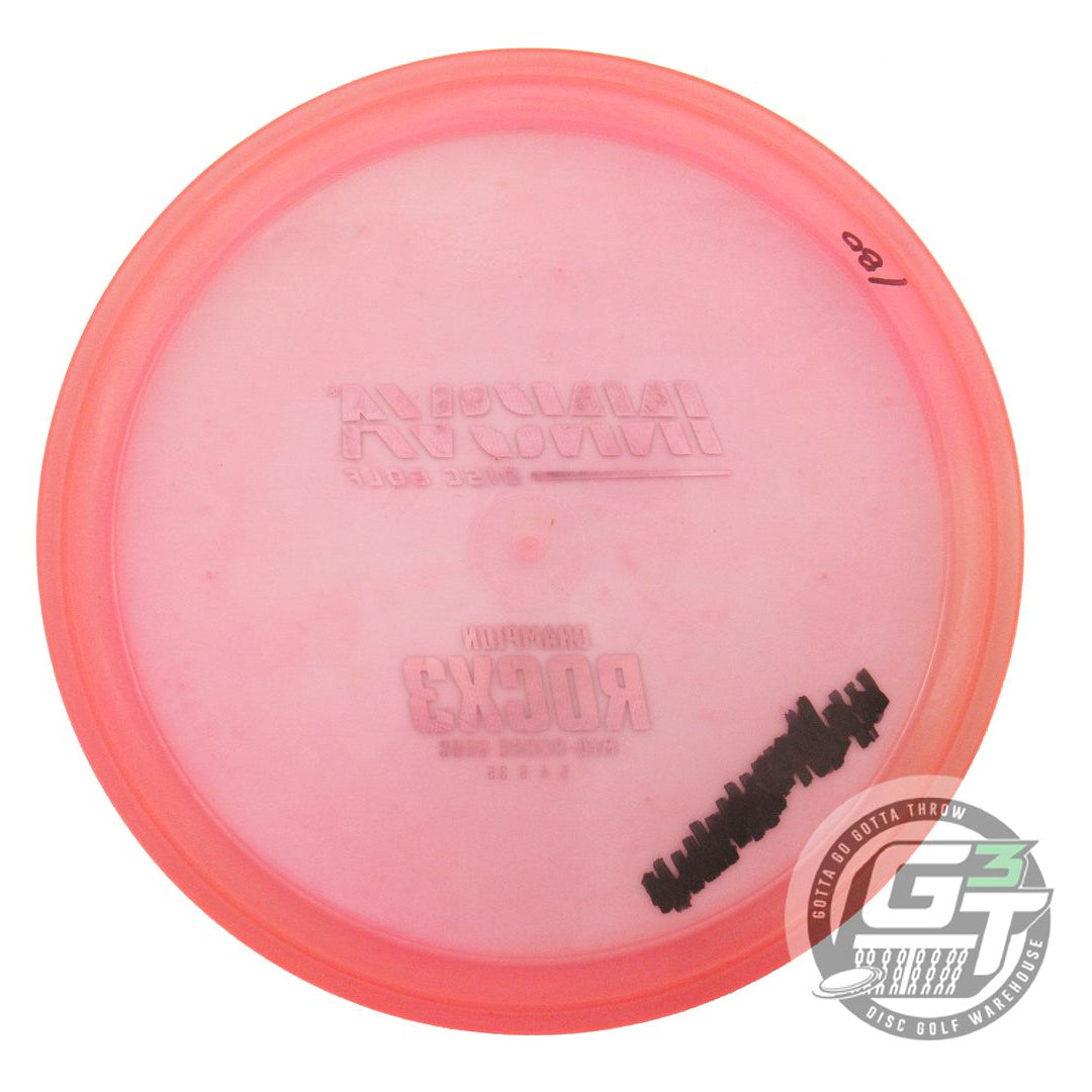 USED Innova Champion RocX3 180g Pink Cheetah Foil Midrange Golf Disc