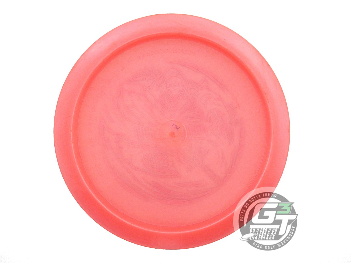 USED Innova PHANTOM SWORD Champion PD 174g Pink Purple Laser Foil Driver Disc