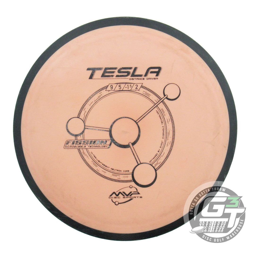 USED MVP Disc Sports Classic Fission Tesla 164g Peach Distance Driver Golf Disc