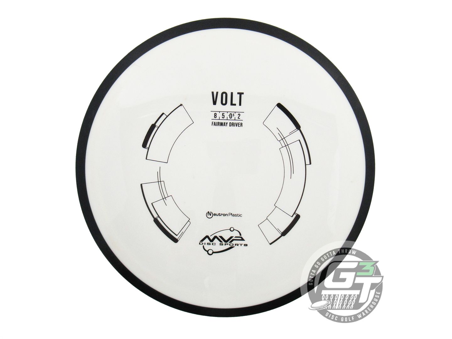 USED MVP Disc Sports Classic Neutron Volt 173g White Fairway Driver Golf Disc