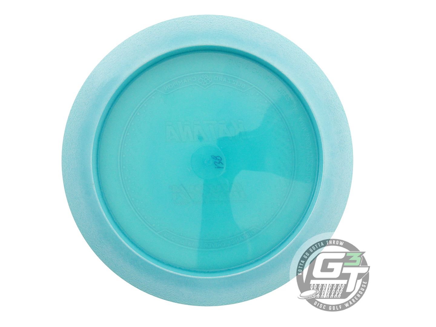 USED Innova Blizzard Katana 138g Teal Purple Foil Distance Driver Golf Disc