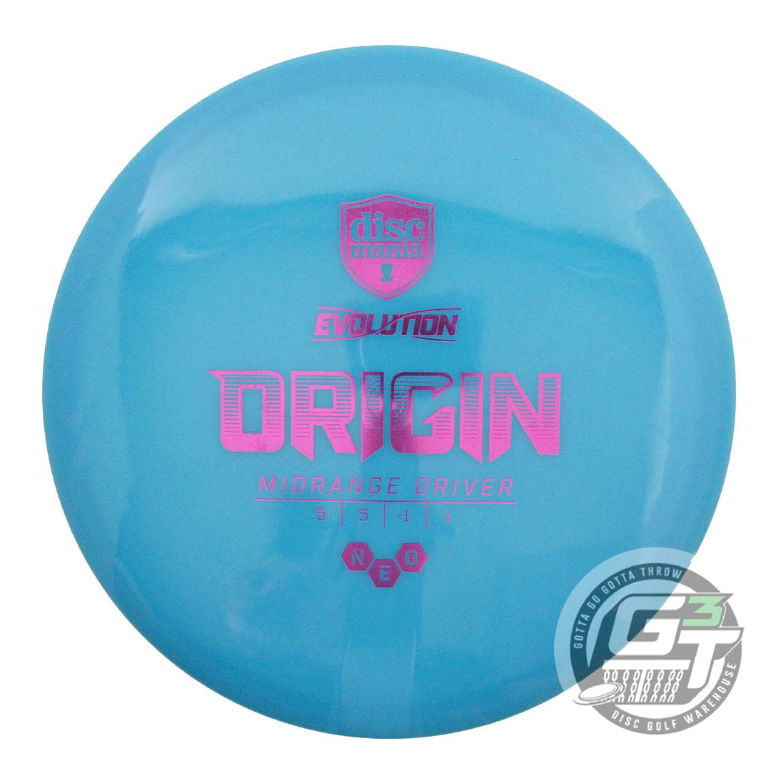 USED DiscMania Neo Origin 171g Blue Magenta Foil Midrange Golf Disc