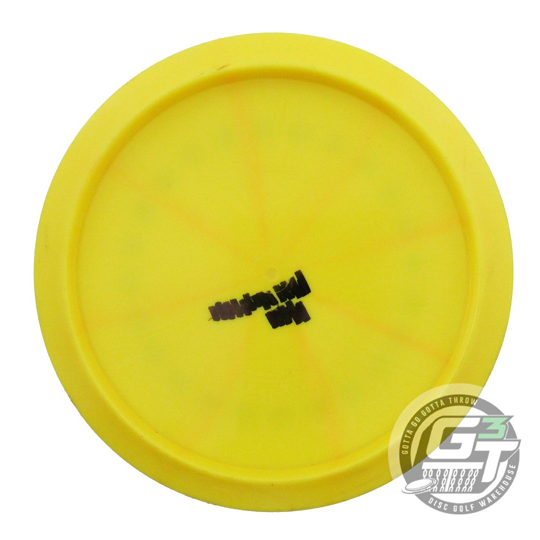 USED Dynamic Discs Fuzion Evader 176g Yellow Purple Foil Fairway Driver Disc