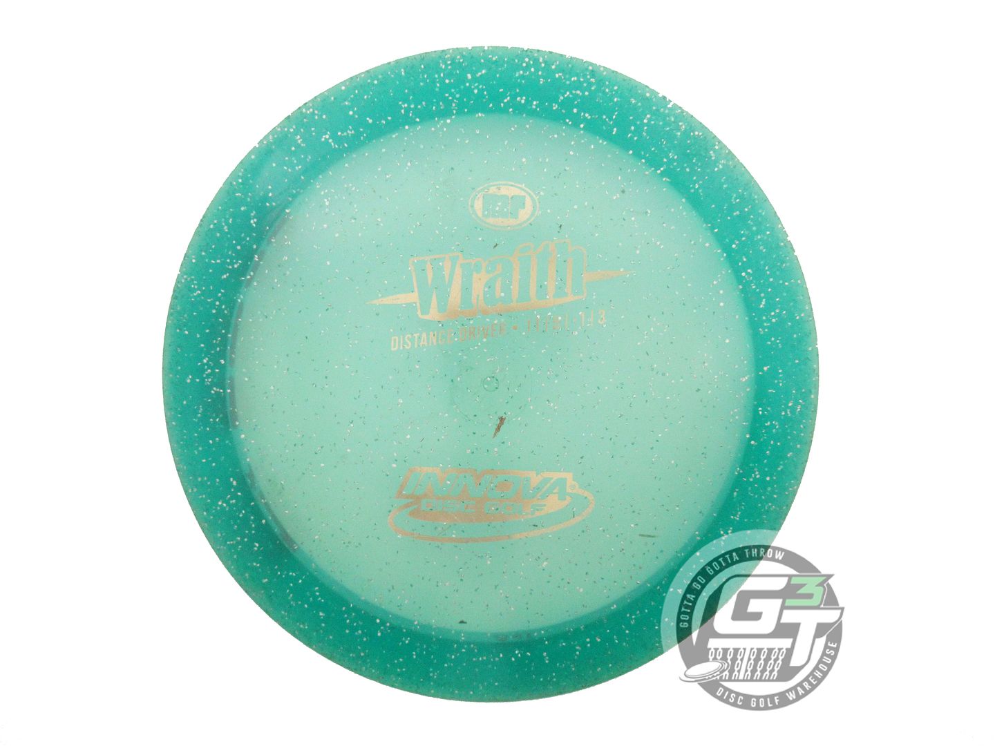 USED Innova Metal Flake Champion Wraith 168g Seafoam Distance Driver Golf Disc