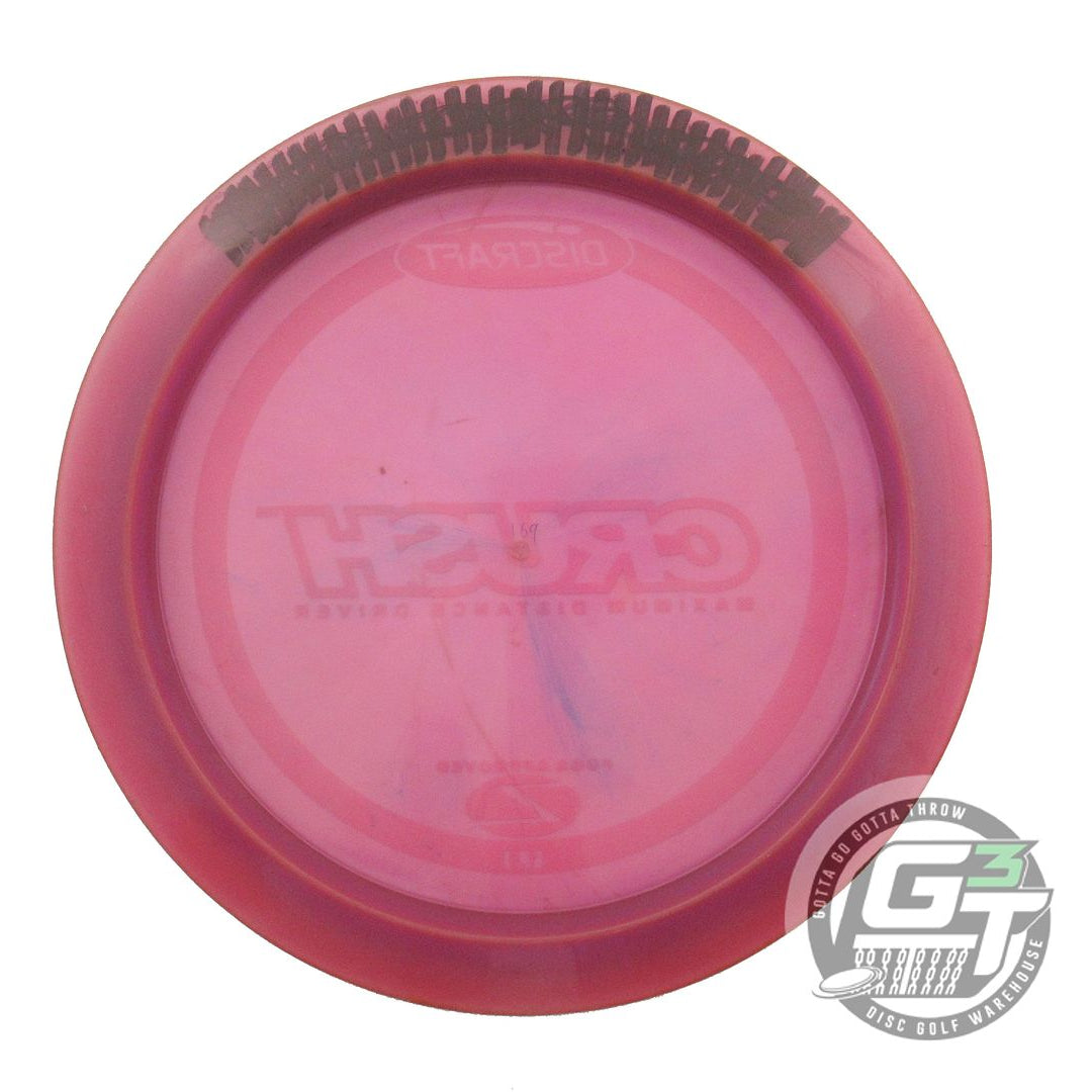 USED Discraft Z Crush 169g Pink White Stamp PFN Distance Driver Golf Disc