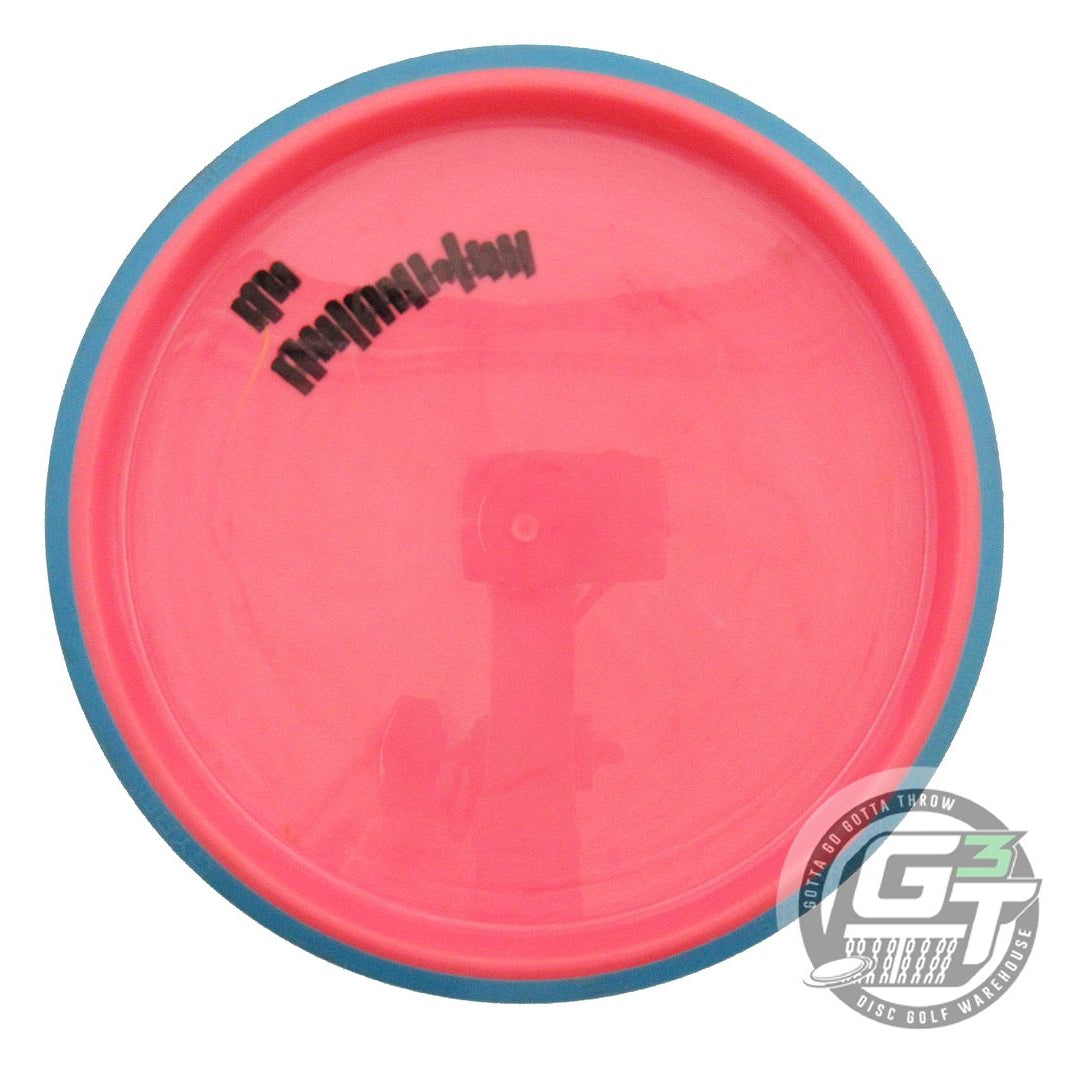 USED Axiom Discs Neutron Hex 172g Pink Blue Rim Midrange Golf Disc