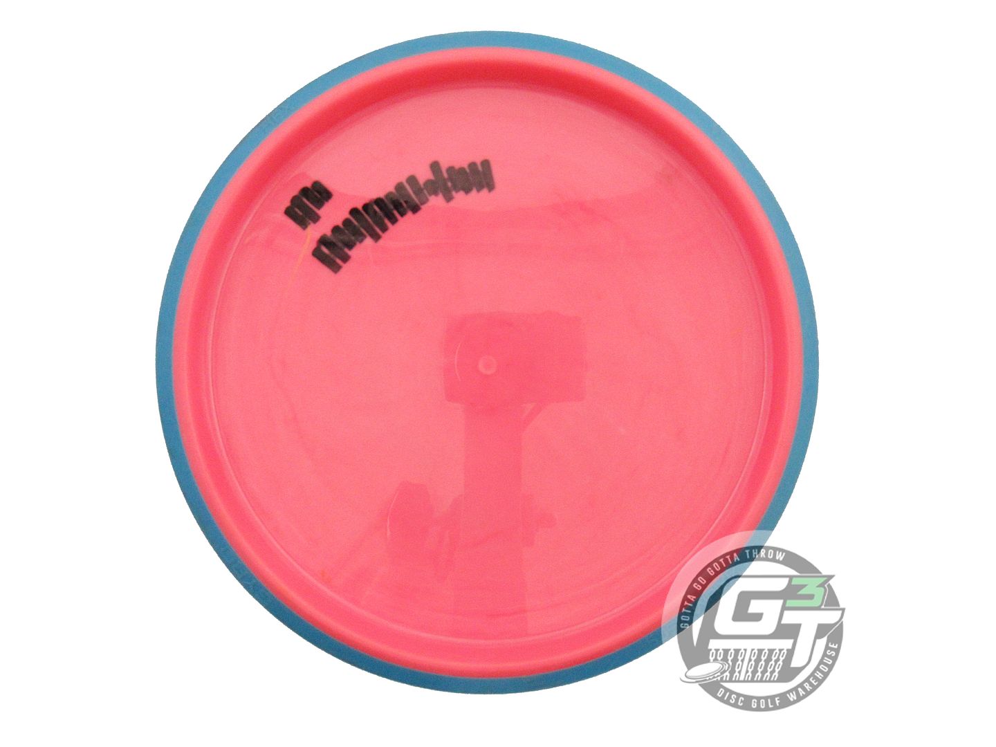 USED Axiom Discs Neutron Hex 172g Pink Blue Rim Midrange Golf Disc