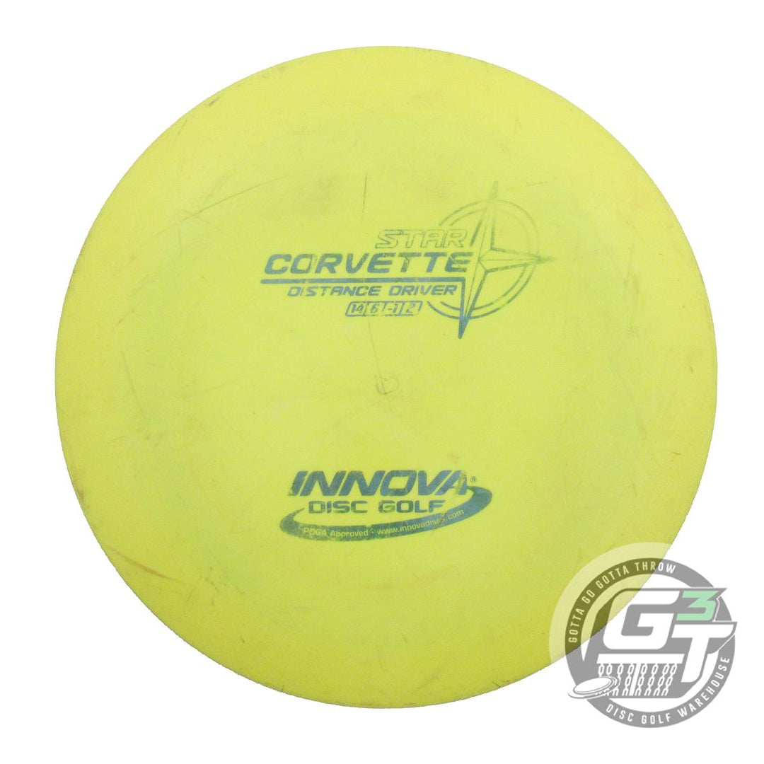USED Innova Star Corvette 170g Yellow Blue Foil Distance Driver Golf Disc