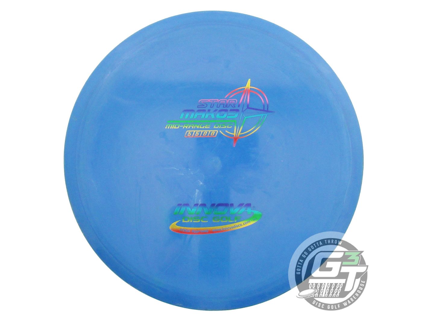 USED Innova Star Mako3 180g Blue Rainbow Foil Midrange Golf Disc
