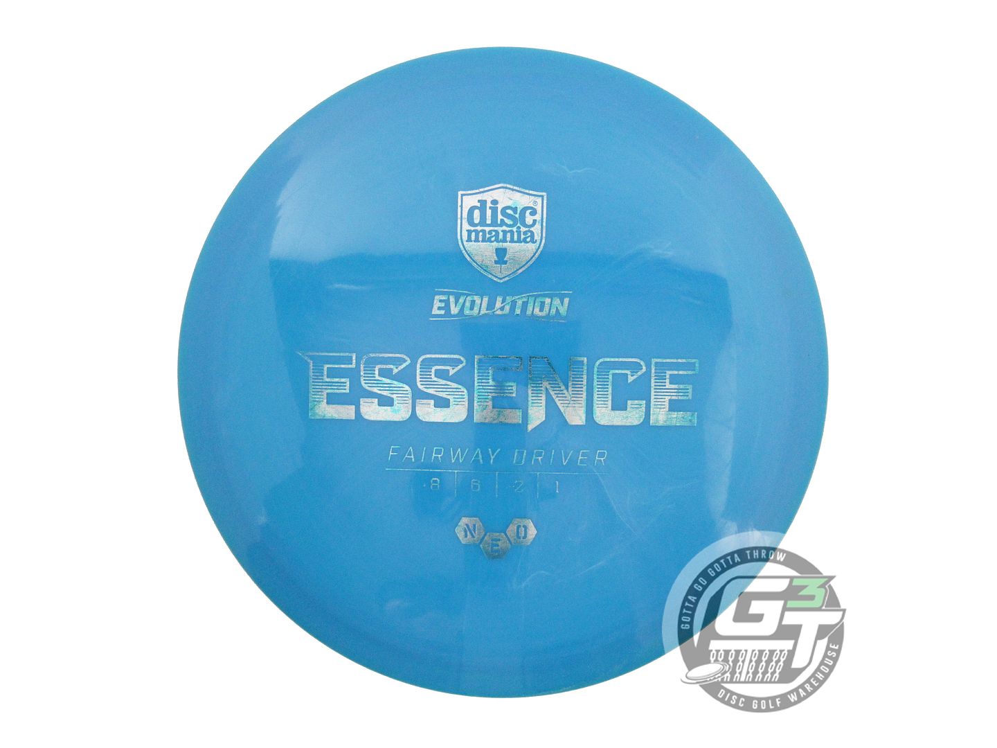 USED DiscMania Neo Essence 171g Blue Silver Foil Driver Golf Disc