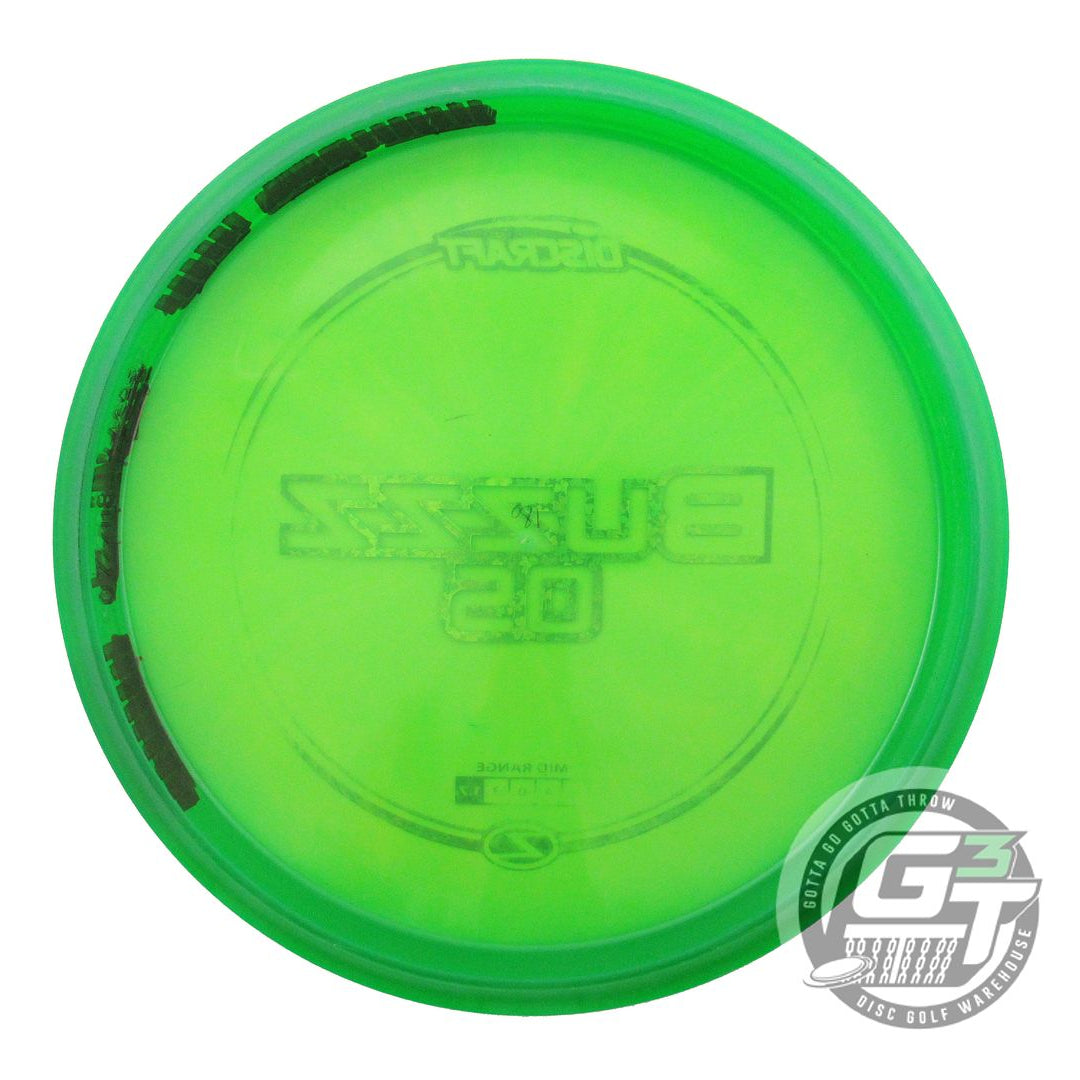 USED Discraft Z Buzzz OS 180g Green Shamrock Foil Midrange Golf Disc