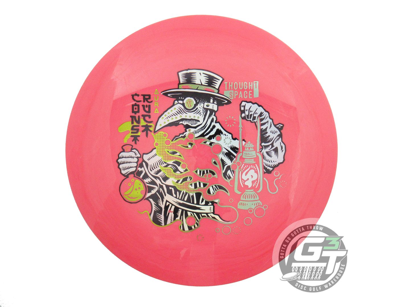 USED Thought Space Aura Construct 174g Pink Distance Driver Golf Disc