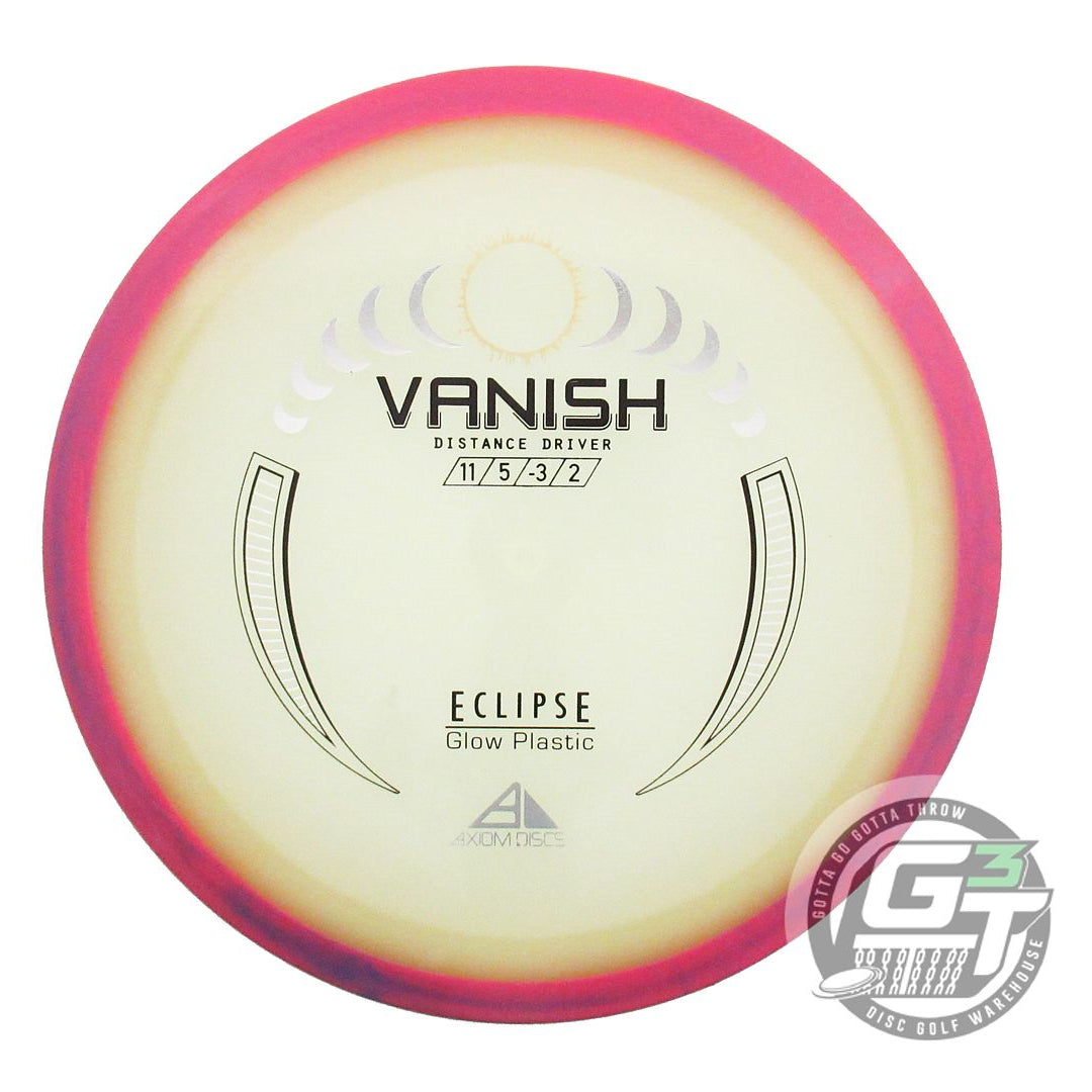 USED Axiom Discs Eclipse Proton Vanish 174g Pink Rim Distance Driver Golf Disc