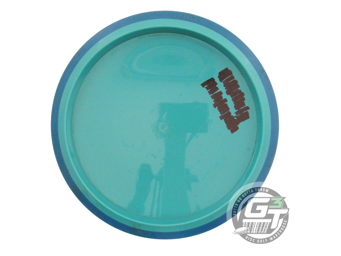 USED Axiom Discs Neutron Rhythm 162g Teal Blue Rim Distance Driver Golf Disc